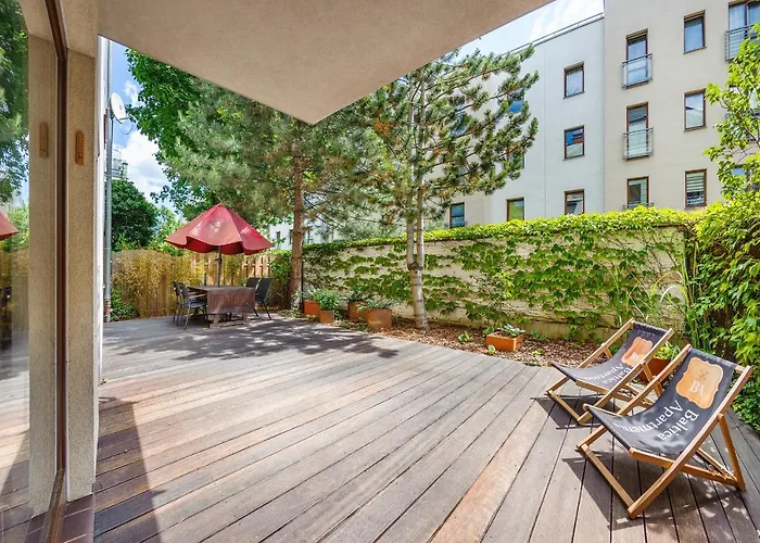 Lovely Terrace With Car Place